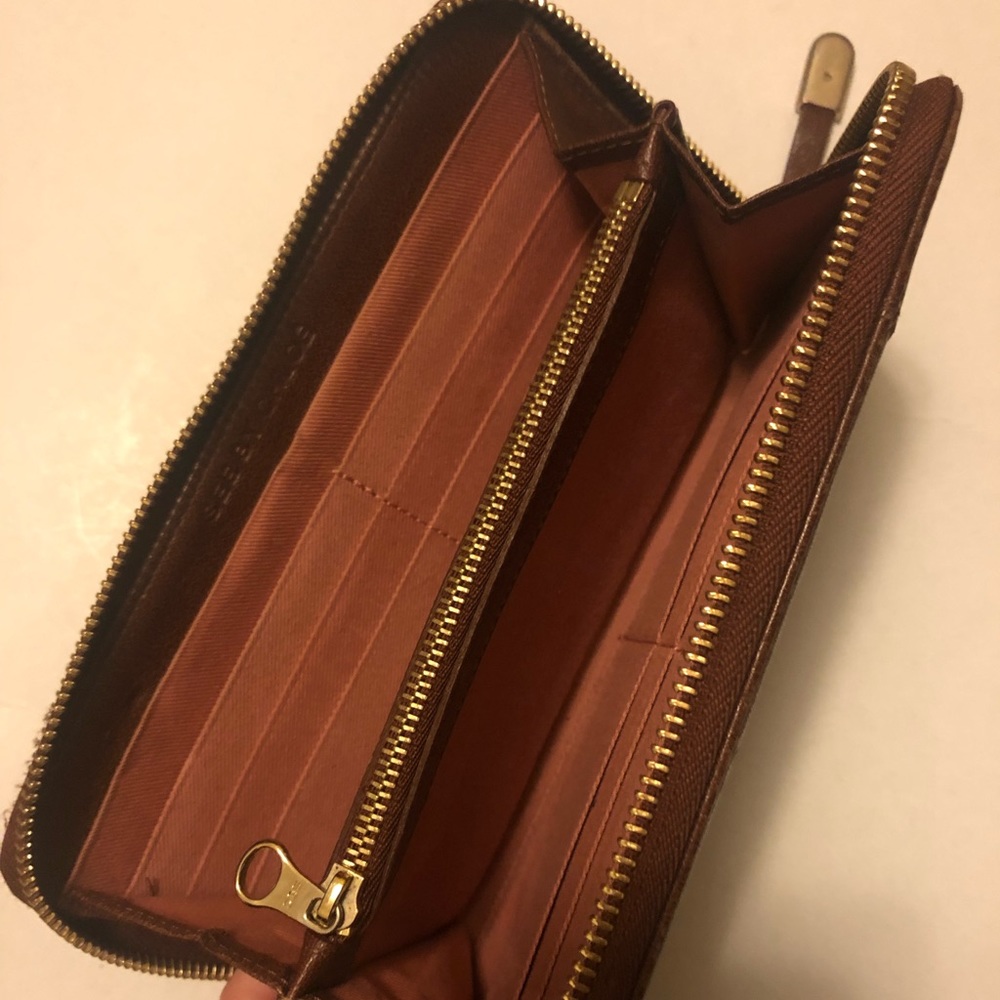 See By Chloe brown long wallet